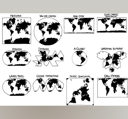 xkcd on map projections